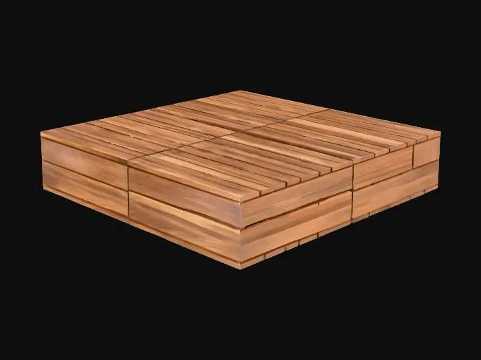3D model for Wooden Tile Pattern