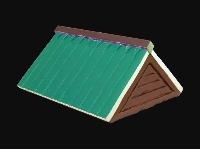 3D model for Geometric Green Roof