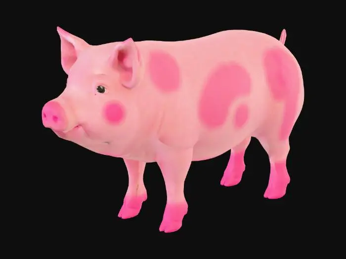 3D model for Pig Portrait