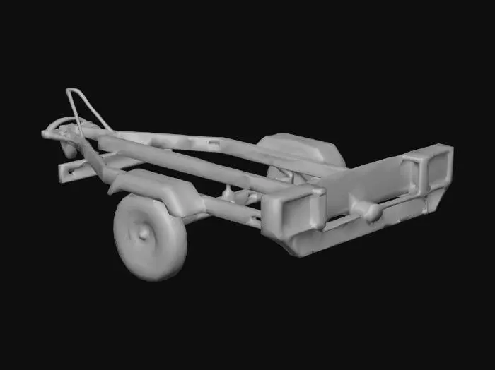 3D model for Utility Trailer