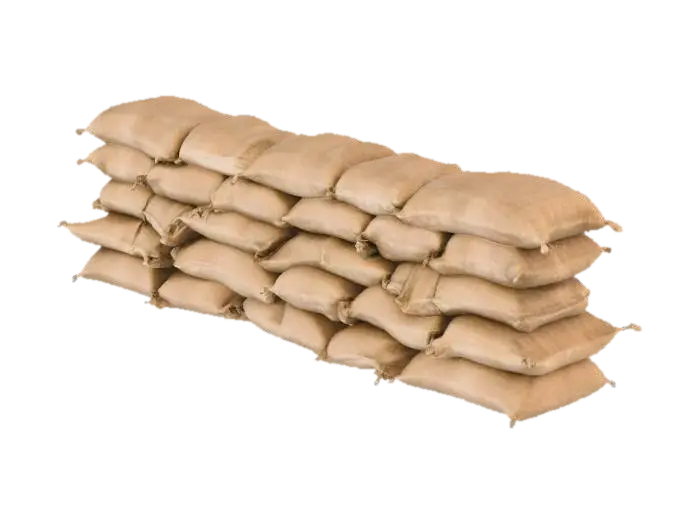 Sandbag Barrier - Fortification 3D model, vytvořený pomocí AI