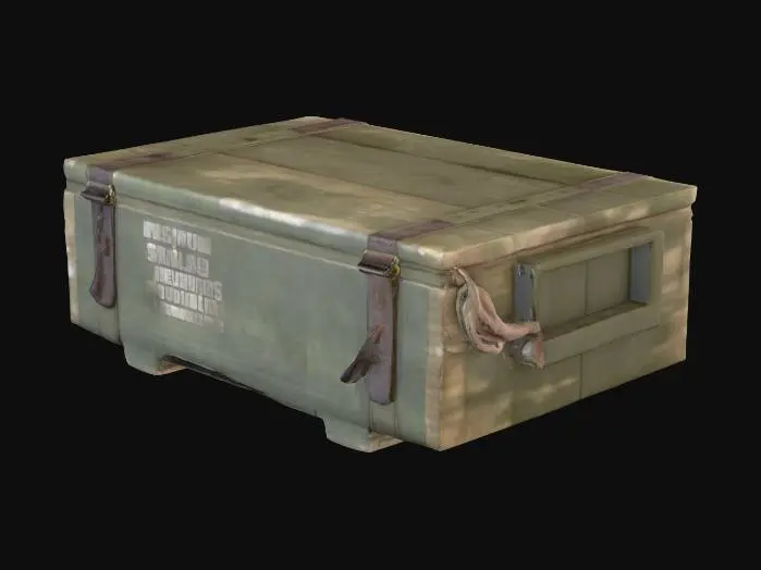 3D model for Military Ammo Crate