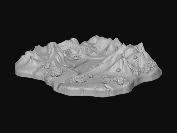 3D model for Verdant Valley Diorama