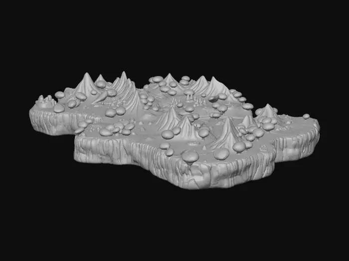 3D model for Enchanted Valley