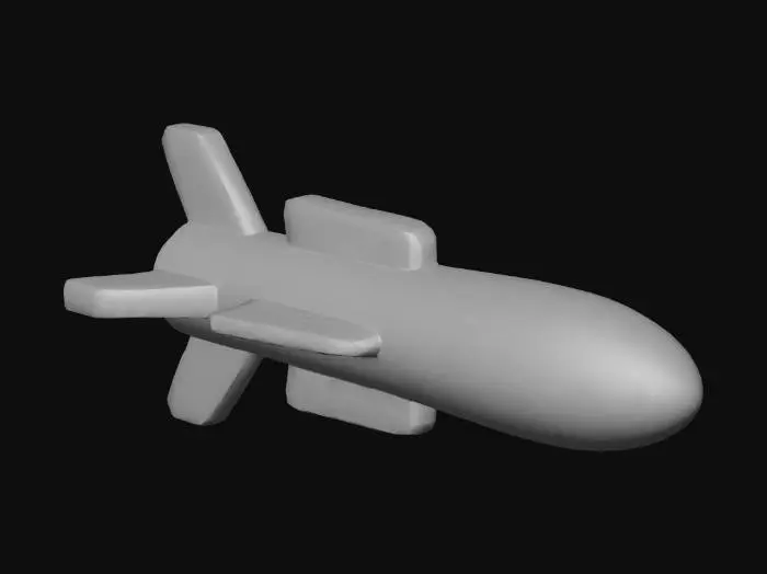 3D model for CRU-15 Cartoon Bomb