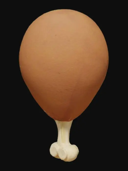 3D model for Chicken Drumstick Icon