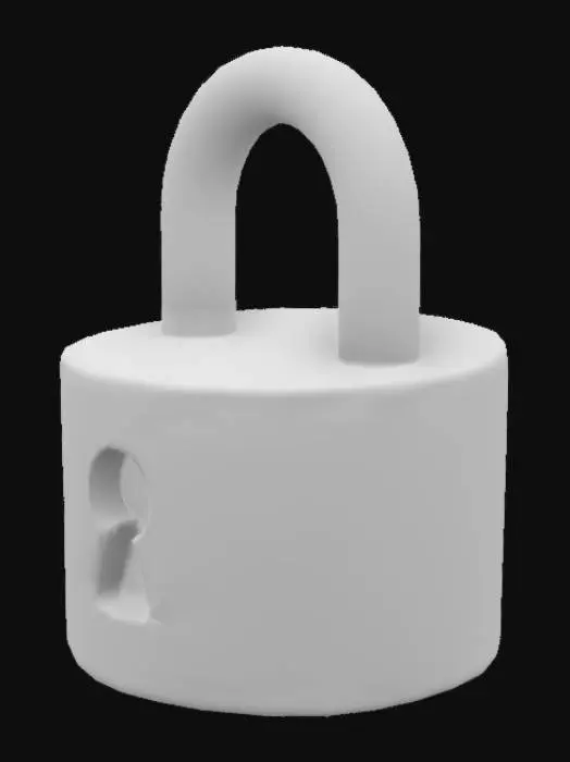 3D model for Padlock Emoji