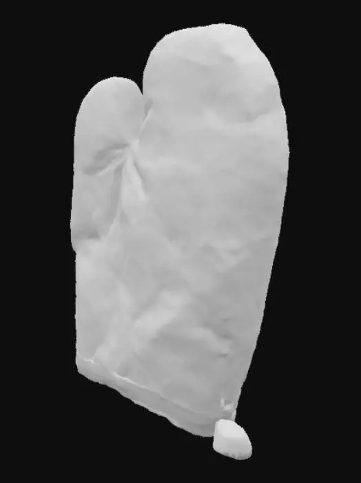 3D model for Orange Polka Dot Oven Mitt