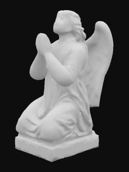 3D model for Praying Angel Sculpture