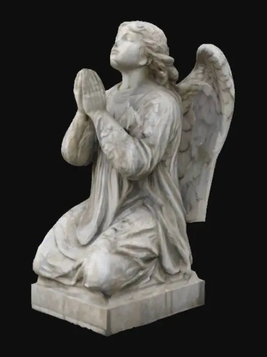 3D model for Praying Angel Sculpture