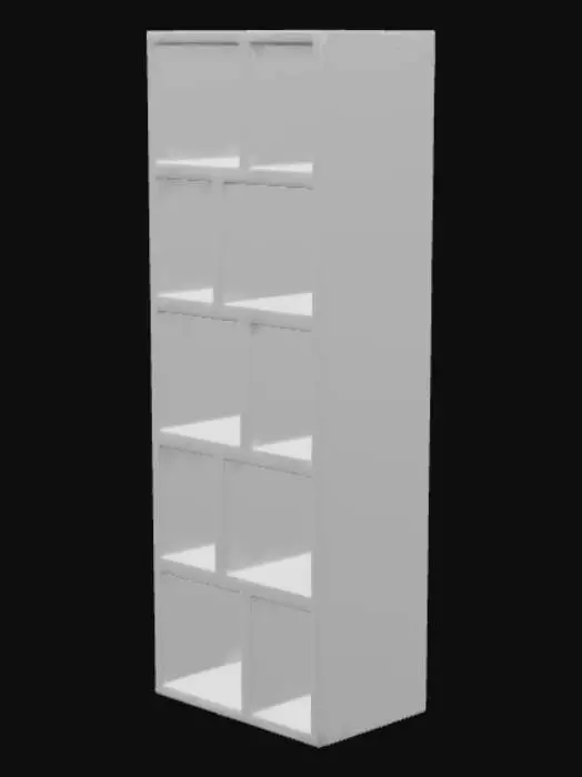 3D model for Bookshelf Maze