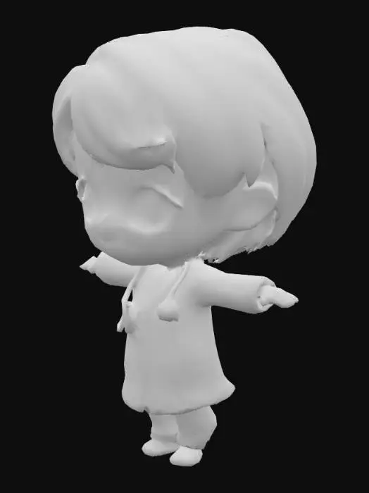 3D model for Doctor Chibi, #PBR#