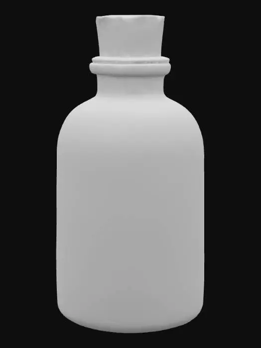 3D model for Corked Glass Vial, #PBR#