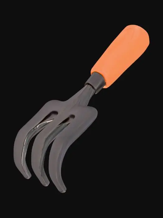 3D model for Garden Hand Fork, #PBR#