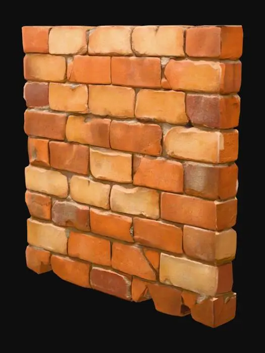3D model for Brickwork Texture