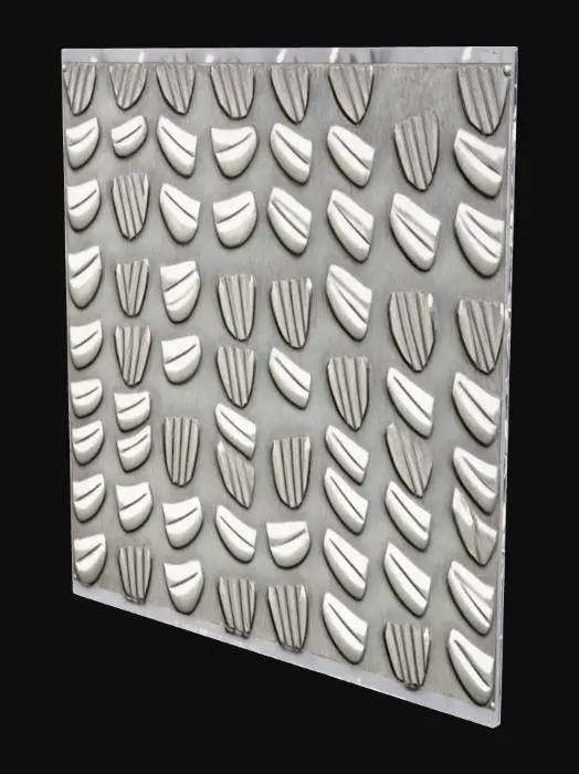 3D model for Steel Tread Pattern