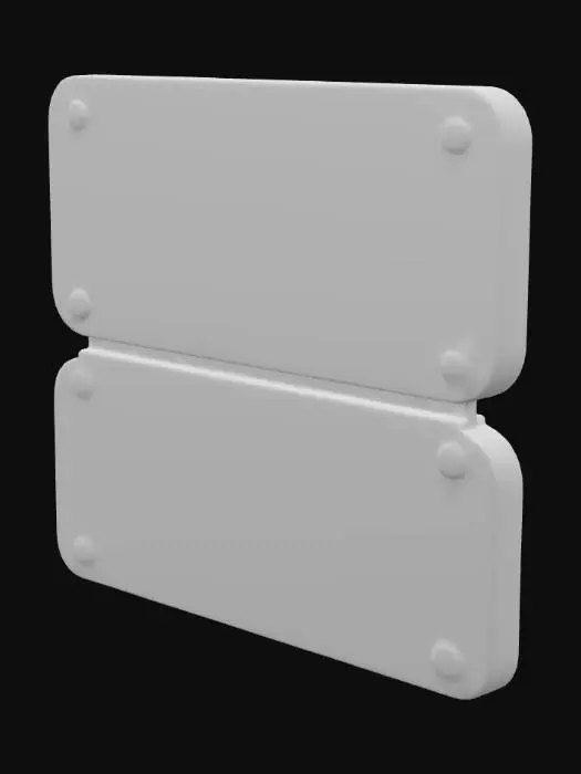 3D model for Steel Plates