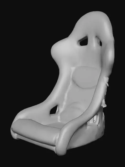 3D model for Red Racer Seat