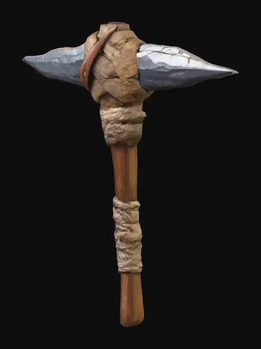 3D model for Stone Age Pickaxe