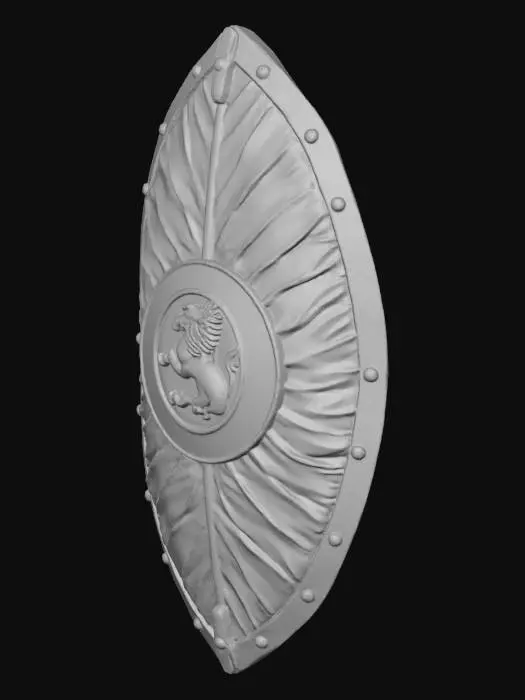 3D model for haceme un escudo hecho de bananas tipo medieval de fantasia.alta calidad