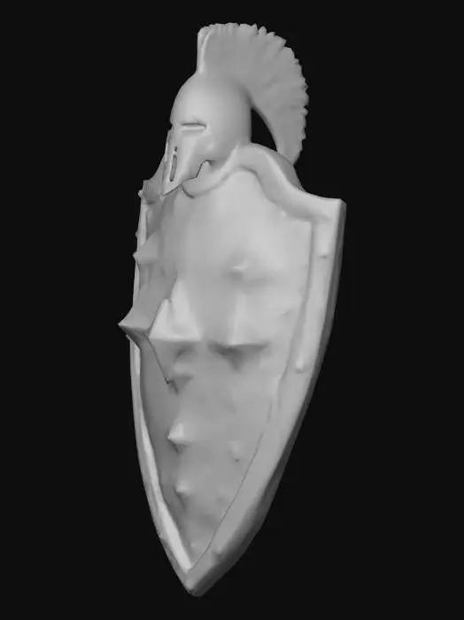 3D model for haceme un escudo hecho de bananas tipo medieval de fantasia.alta calidad