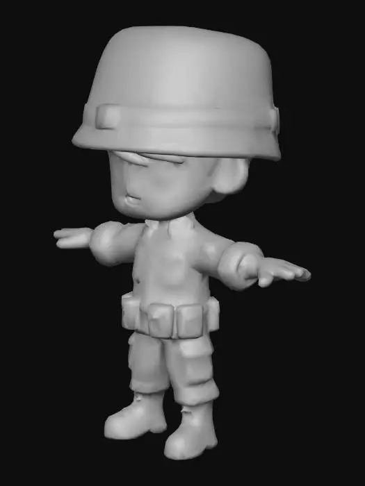 3D model for Cadet Camo