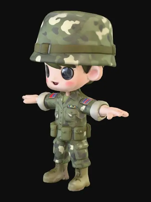 3D model for Cadet Camo