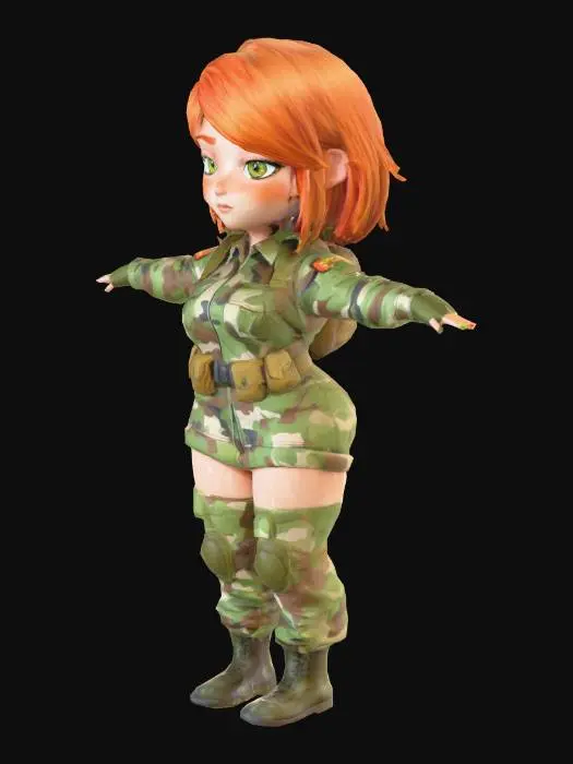 3D model for Soldier's Resolve