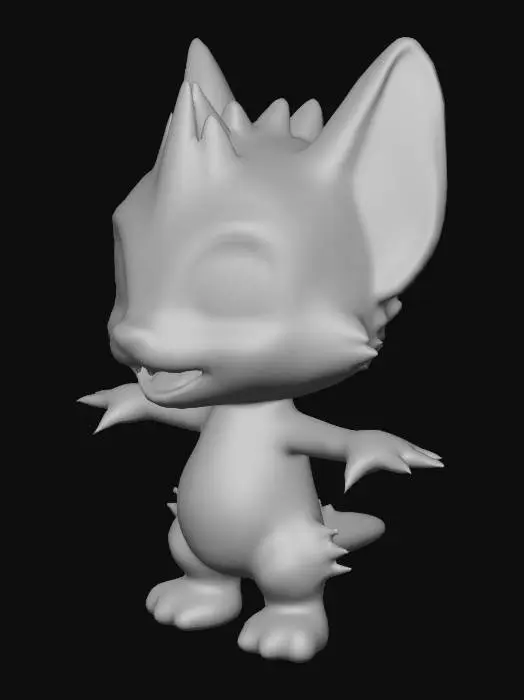 3D model for chibi_fantasy_animal__0201173601_texture