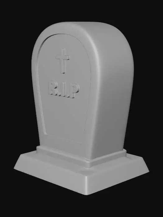3D model for Tombstone Icon