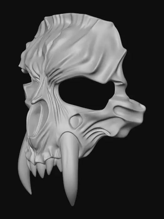 3D model for Saber Skull Mask