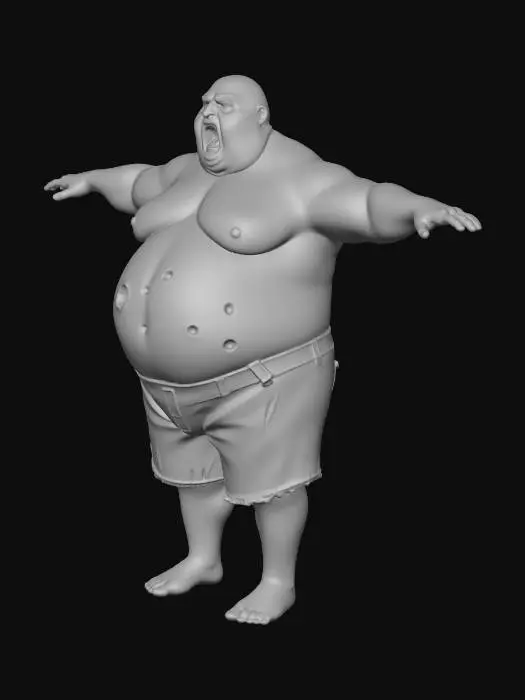 3D model for The Infected Brawler