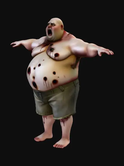 3D model for The Infected Brawler