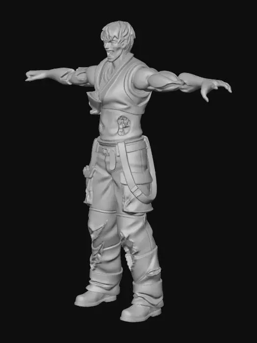 3D model for Zombie Action Figure