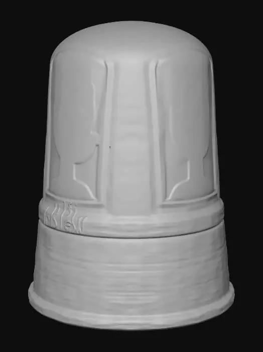 3D model for Red Emergency Light