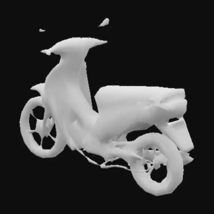 3D model for Red Scooter