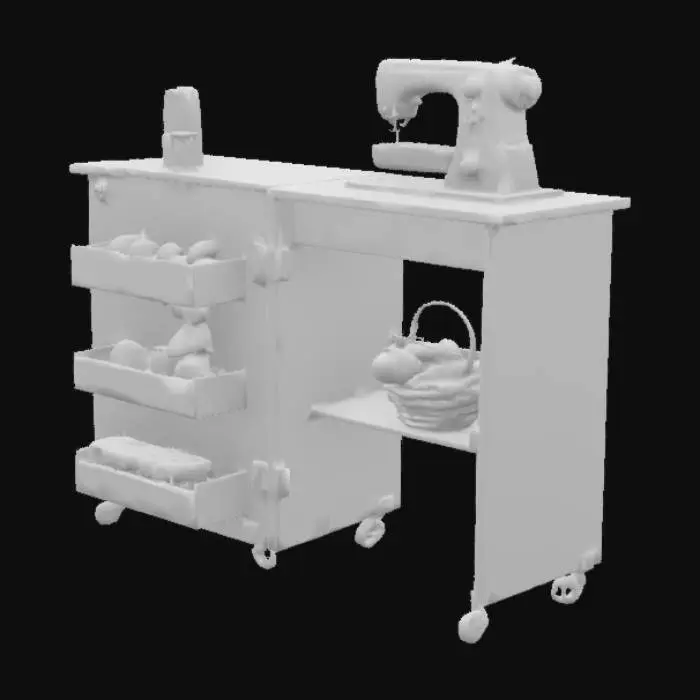 3D model for Sewing and Craft Station