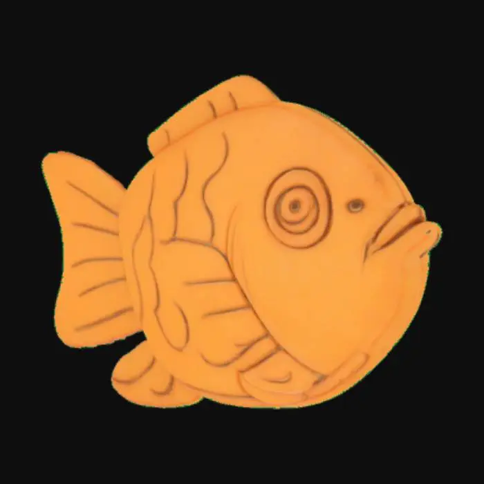 3D model for Fish Cookie Art