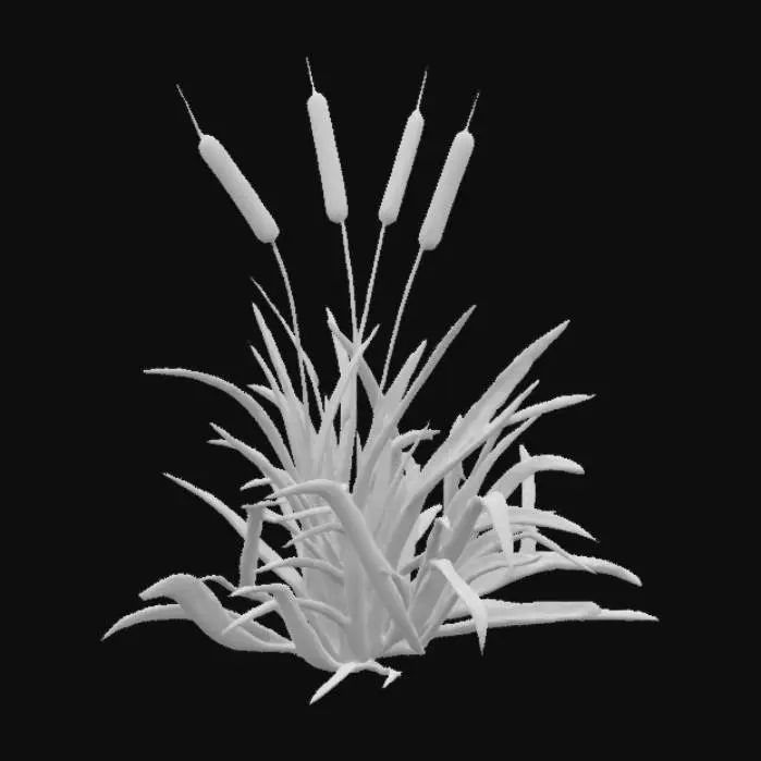 3D model for Cattail Serenity
