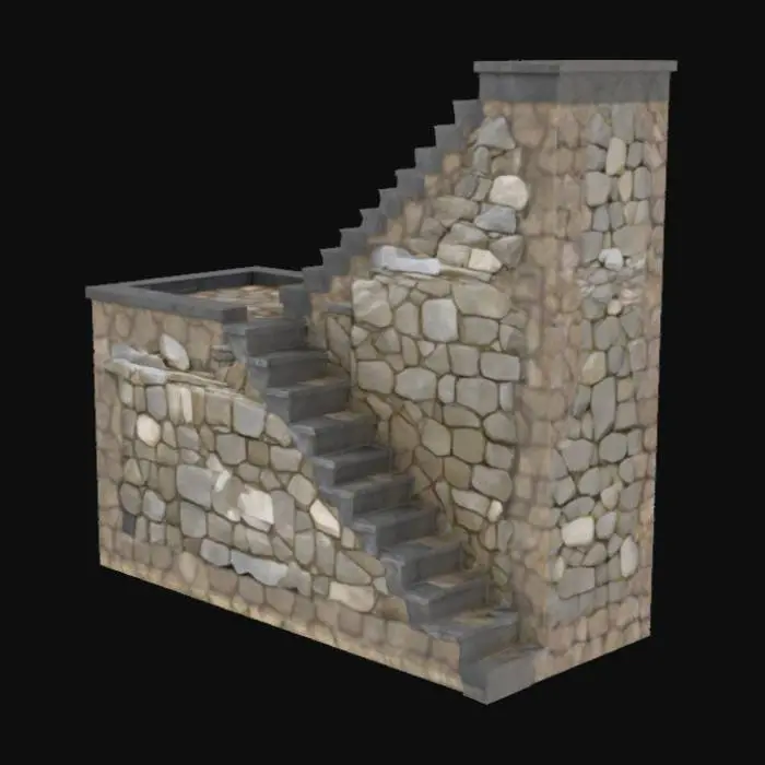 3D model for Stone Staircase Illusion