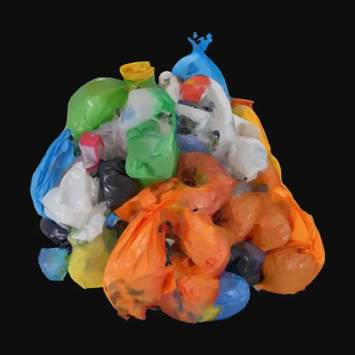 3D model for Colorful Garbage Pile