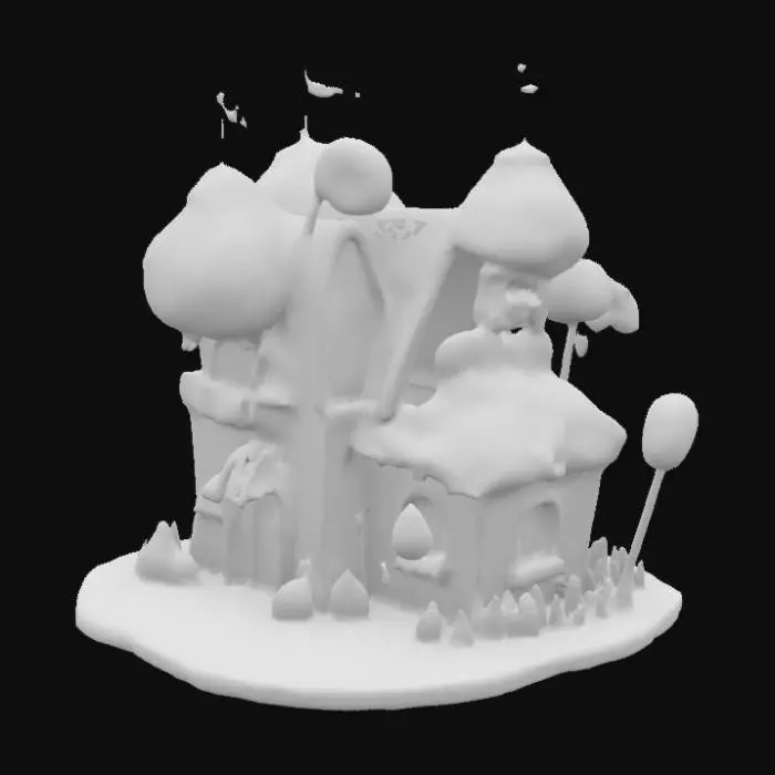 3D model for Candy Cottage