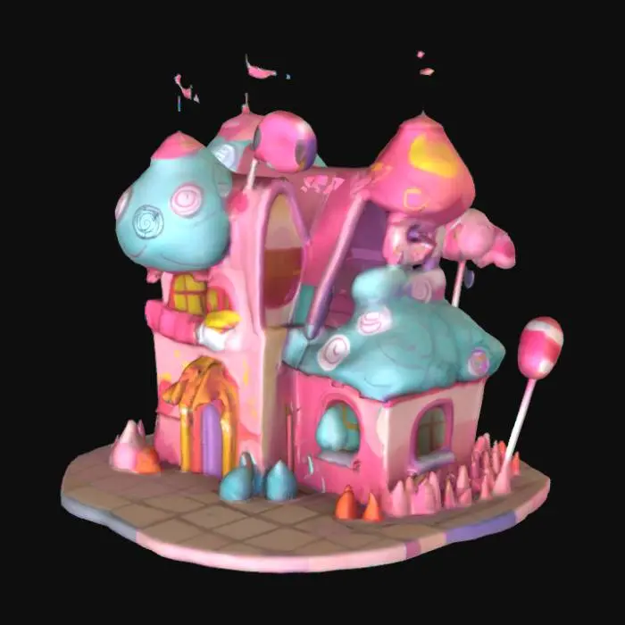 3D model for Candy Cottage