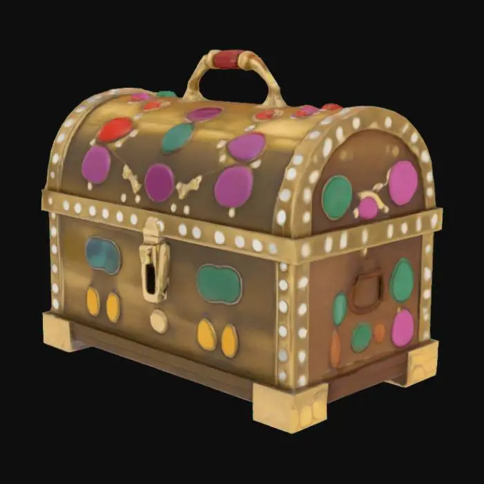 3D model for Jeweled Treasure Chest