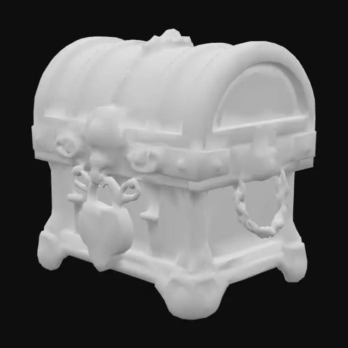 3D model for Golden Treasure Chest