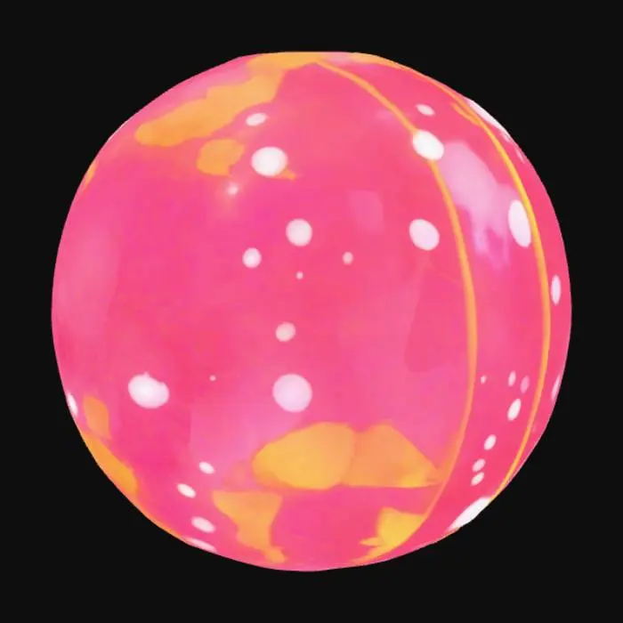 3D model for Pink Bubble Lens