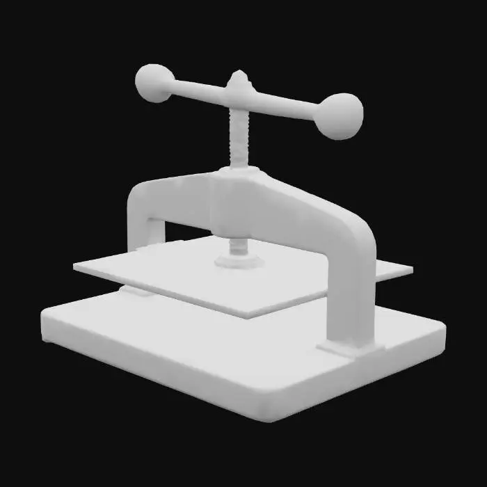 3D model for Book Press Tool, #PBR#