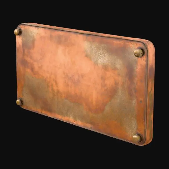 3D model for Copper Plate