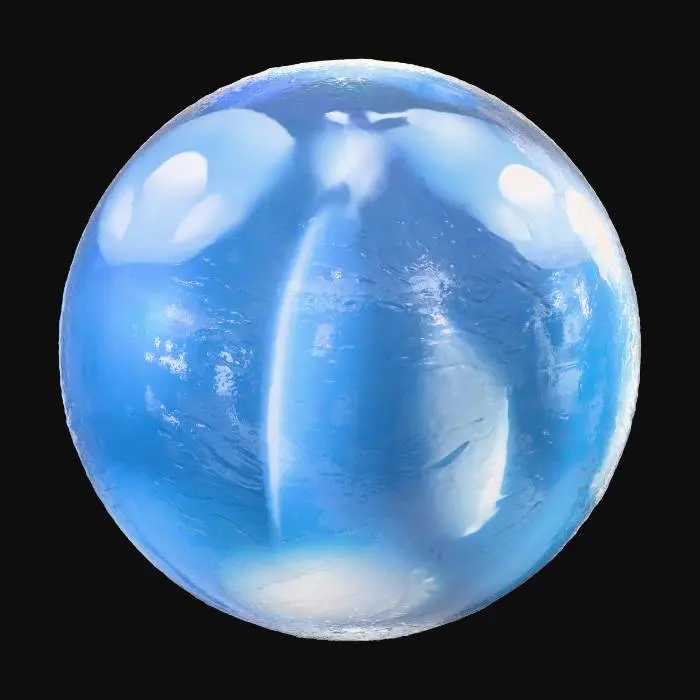 3D model for Blue Sphere