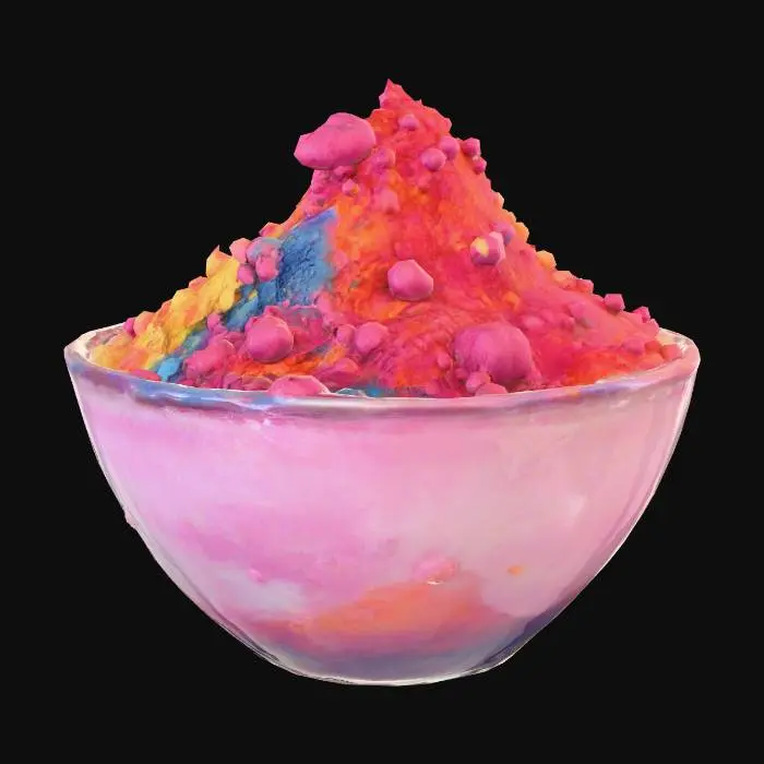 3D model for Colorful Cascade, #Halloween2025#